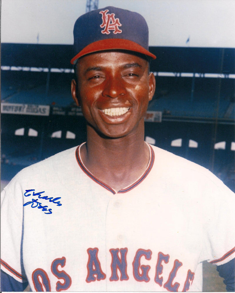 CHARLIE DEES LOS ANGELES ANGELS SIGNED 8X10 PHOTO W/COA