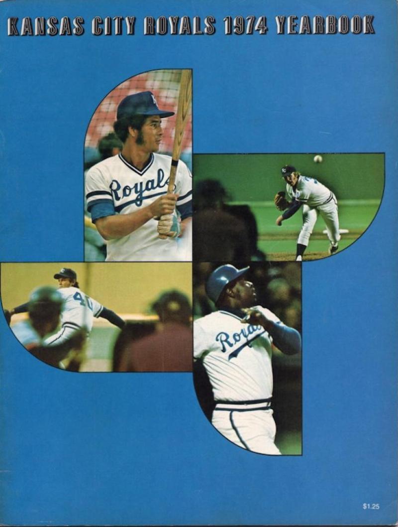 KANSAS CITY ROYALS 1974 YEARBOOK GREAT SHAPE