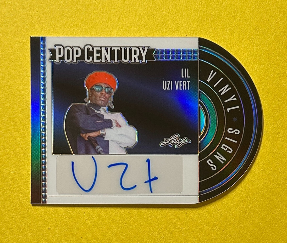 2024 LEAF POP CENTURY LIL UZI VERT VINYL SIGNS AUTOGRAPH /6 #VS-LUV