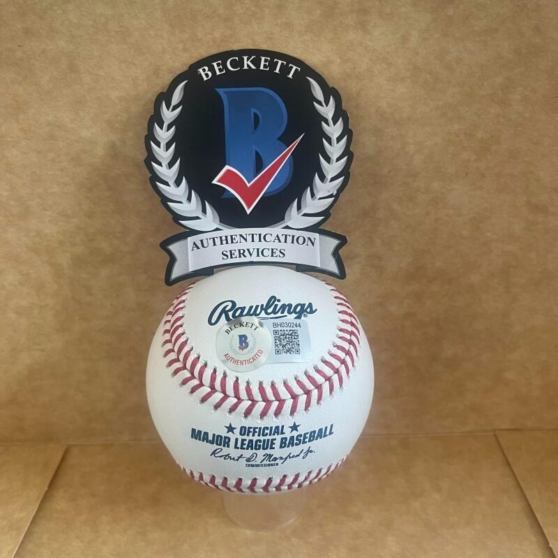 CAMERON MAYBIN TIGERS/ MARLINS SIGNED AUTO M.L. BASEBALL BAS AUTHENTICATED