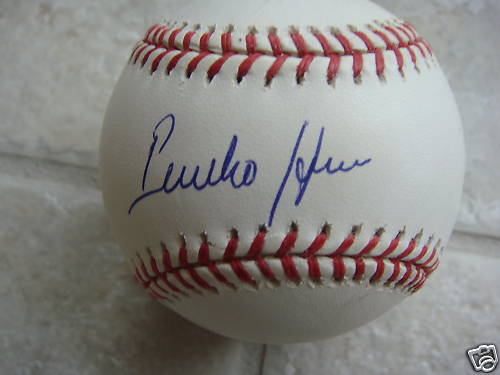 PANCHO HERRERA PHILLIES DECEASED OFFICIAL SIGNED BALL