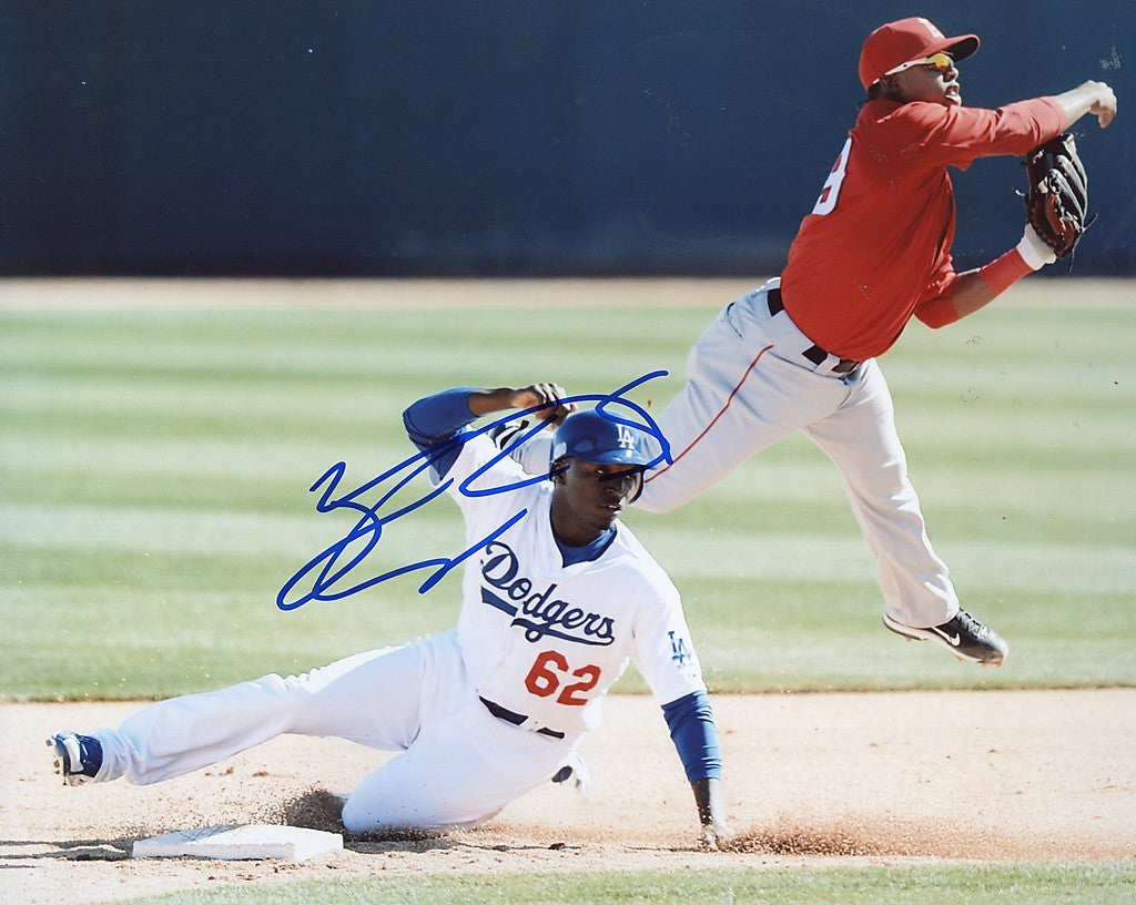 JEAN SEGURA LOS ANGELES ANGELS SIGNED 8X10