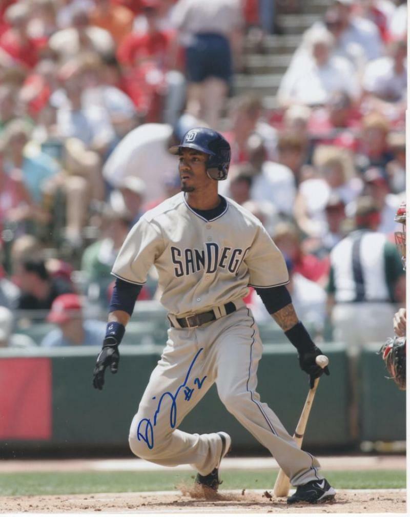 DAMIAN JACKSON SAN DIEGO PADRES SIGNED AUTOGRAPHED 8X10 W/ COA