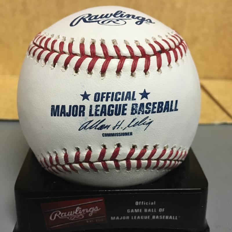 TIM WHEELER COLORADO ROCKIES M.L. SIGNED BASEBALL W/COA