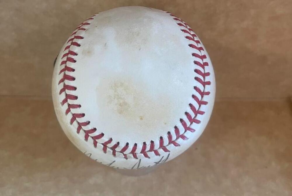 MIKE SCOTT METS/ASTROS SIGNED VINTAGE SIGNED AUTOGRAPHED N.L. BASEBALL BECKETT A