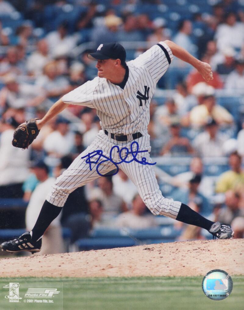RANDY CHOATE NEW YORK YANKEES SIGNED AUTOGRAPHED 8X10 PHOTO W/ COA
