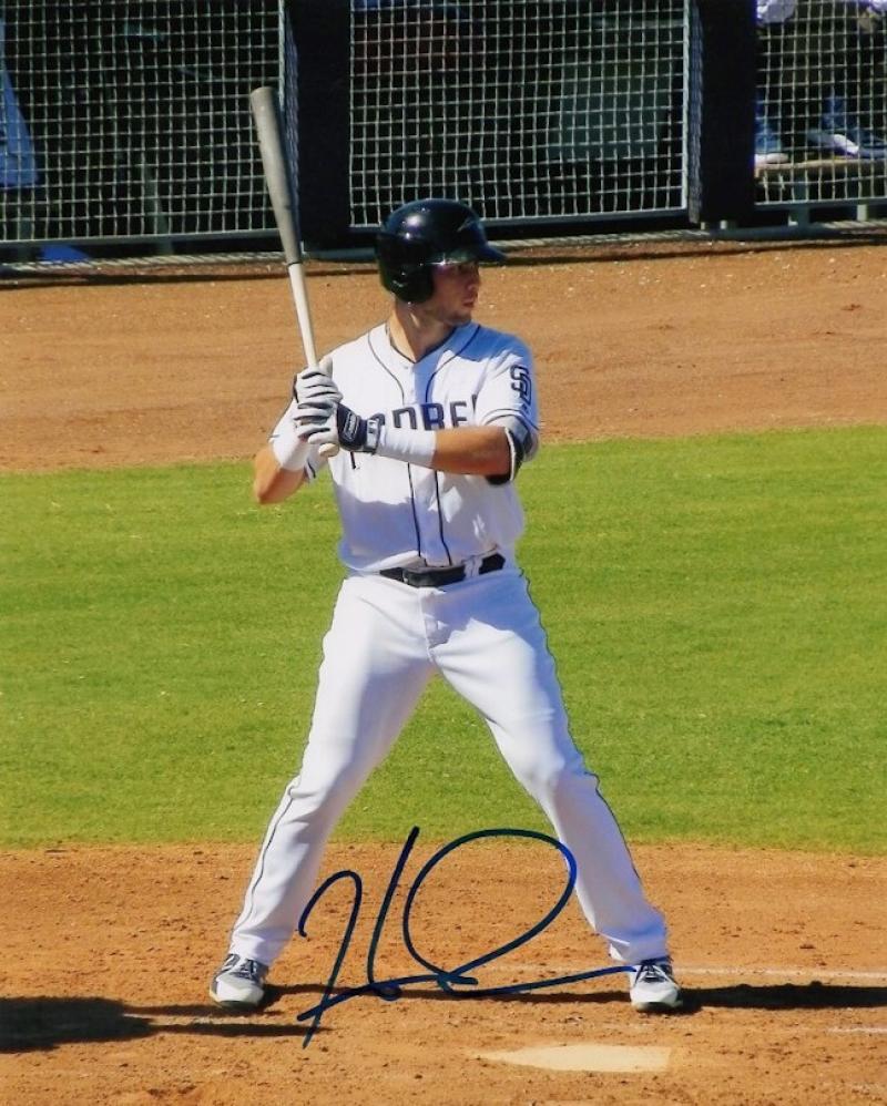 HUNTER POTTS SAN DIEGO PADRES SIGNED AUTOGRAPHED 8X10 PHOTO W/COA