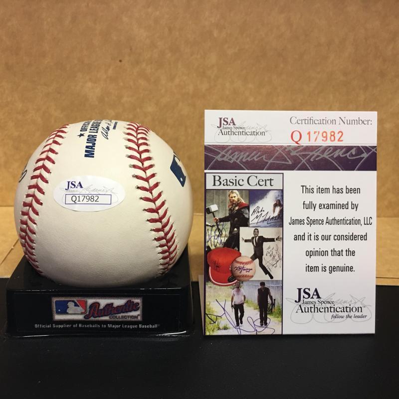 CONOR GILLASPIE SAN FRANCISCO GIANTS SIGNED M.L. BASEBALL JSA Q17982