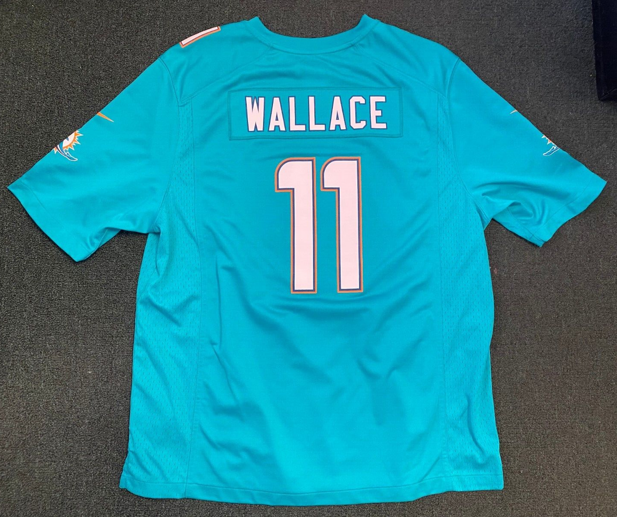 MIKE WALLACE #11 MIAMI DOLPHINS NIKE TEAL FOOTBALL JERSEY SIZE XL MENS