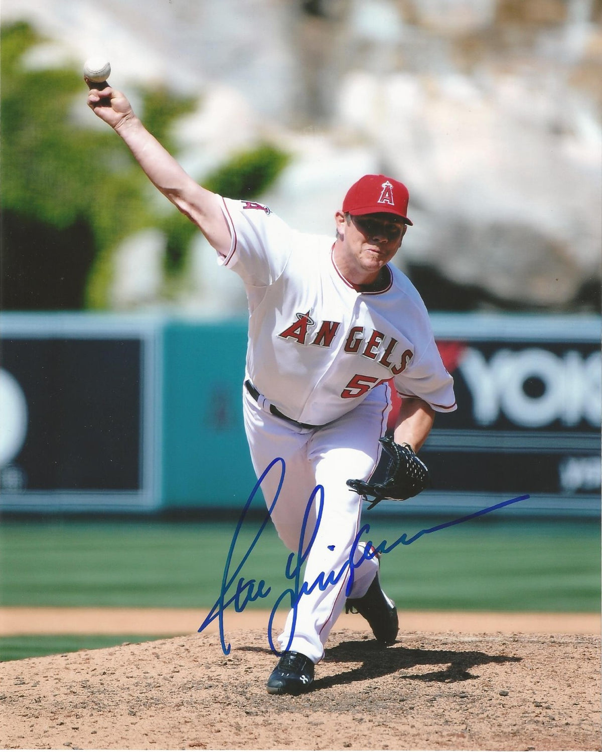 JASON ISRINGHAUSEN ANAHEIM ANGELS SIGNED AUTOGRAPHED 8X10 PHOTO W/COA