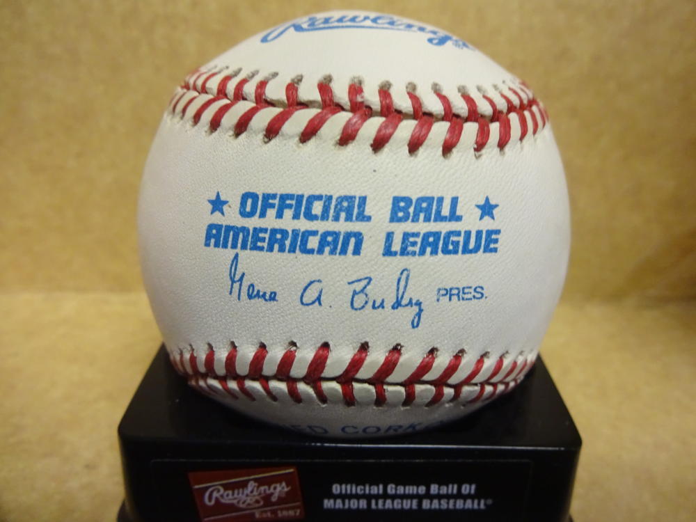 MO VAUGHN RED SOX/ANGELS A.L. BASEBALL W/COA