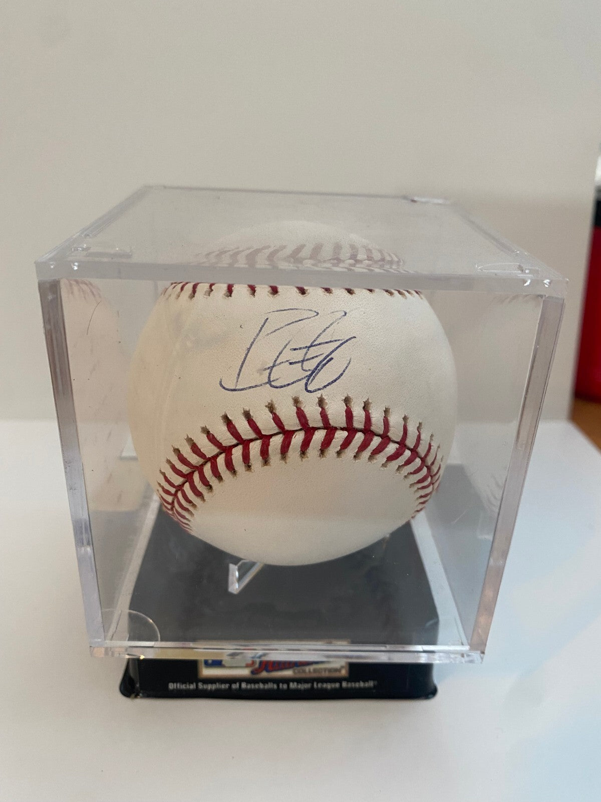 RAMON CASTRO FLORIDA MARLINS SIGNED AUTOGRAPHED M.L. BASEBALL W/COA W/CUBE