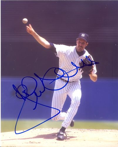 JACK MCDOWELL NEW YORK YANKEES SIGNED 8X10 PHOTO W/COA