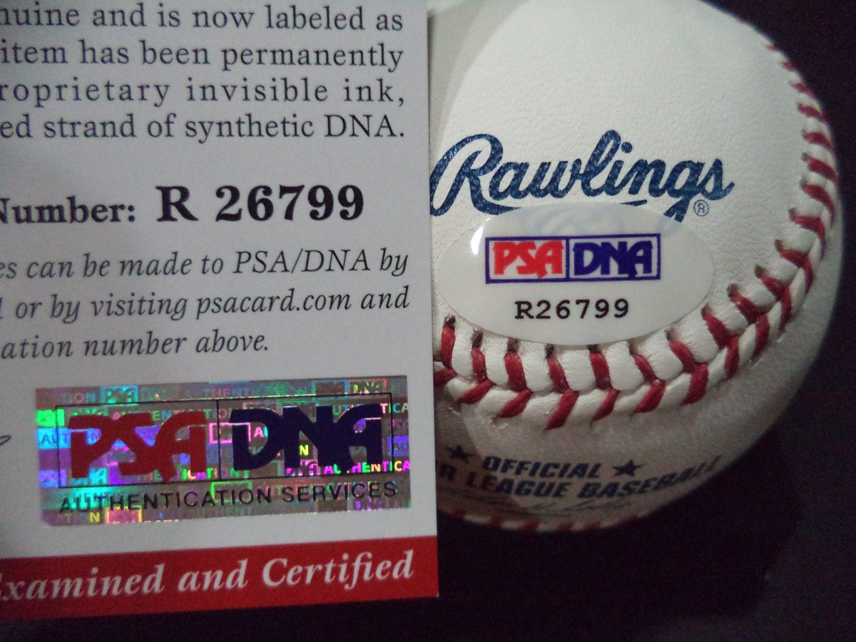 ERIC JAGIELO NY YANKEES SIGNED ROMLB BASEBALL "ROOKIE GRAPH" PSA/DNA COA R26799