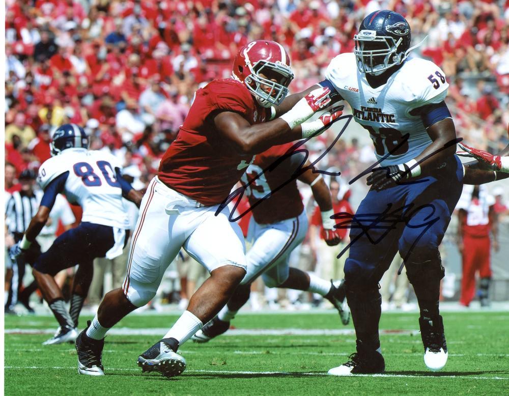 JOSH CHAPMAN ALABAMA CRIMSON TIDE SIGNED ACTION 8X10 PHOTO W/COA
