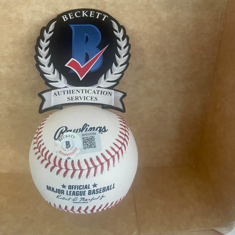 KEN PHELPS 89 WS CHAMPS SIGNED AUTOGRAPHED M.L. BASEBALL AUTHENTICATED