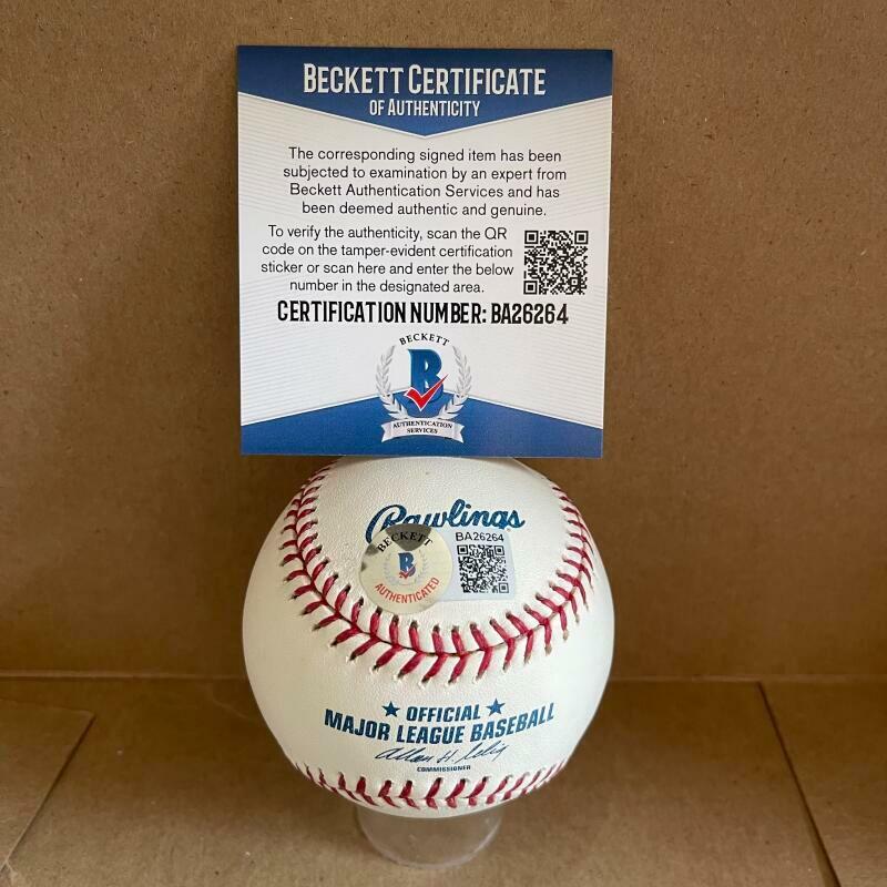 GEORGE KELL WHITE SOX HOF 83 SIGNED AUTO M.L. BASEBALL BAS BA26262