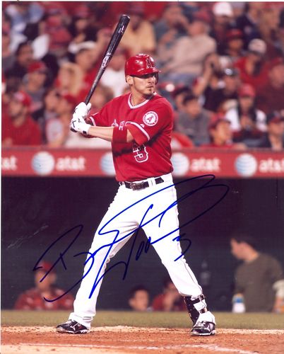 BRANDON WOOD ANAHEIM ANGELS SIGNED 8X10 PHOTO W/COA