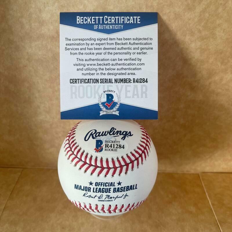 NOELVI MARTE SEATTLE MARINERS ROOKIE YEAR SIGNED AUTOGRAPHED M.L. BASEBALL BAS