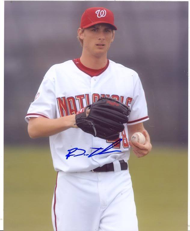 ROSS DETWILER WASHINGTON NATIONALS SIGNED 8X10 PHOTO
