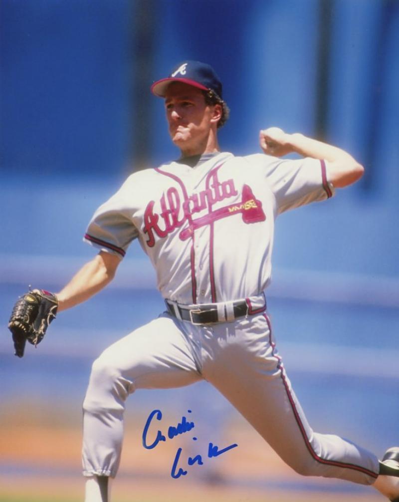 CHARLIE LEIBRANDT ATLANTA BRAVES SIGNED AUTOGRAPHED 8X10 PHOTO W/COA