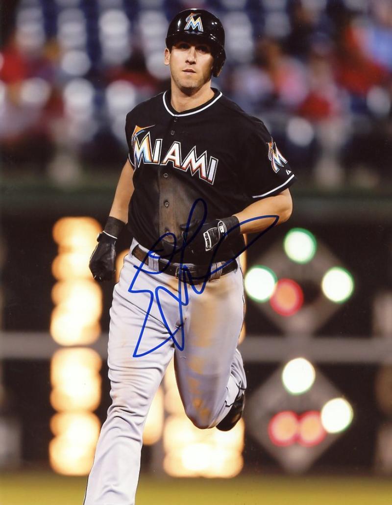 ED LUCAS MIAMI MARLINS SIGNED AUTOGRAPHED RUNNING 8X10 PHOTO W/COA