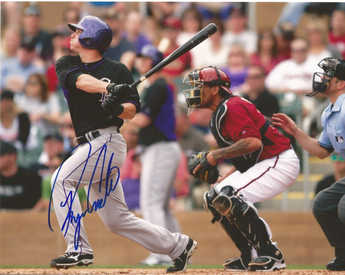 RYAN CASTEEL COLORADO ROCKIES AUTOGRAPHED SIGNED 8X10 PHOTO W/COA