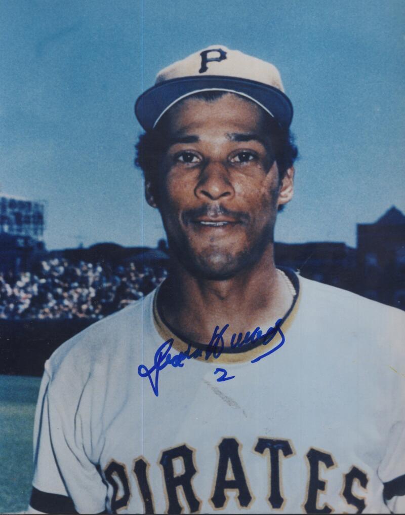 JACKIE HERNANDEZ PIRATES SIGNED AUTOGRAPHED 8X10 PHOTO W/ COA