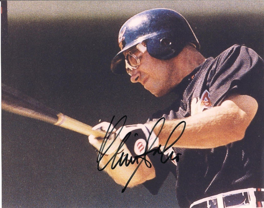 CHRIS SABO BALTIMORE ORIOLES SIGNED 8X10 PHOTO W/COA