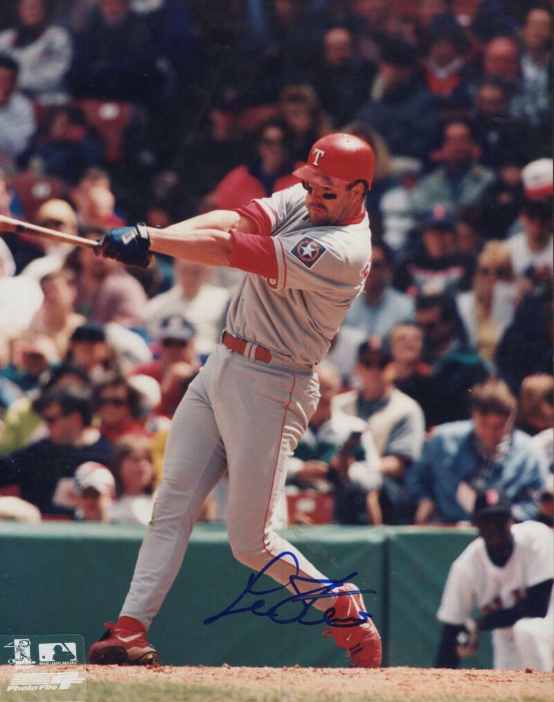 LEE STEVENS TEXAS RANGER SIGNED AUTOGRAPHED 8X10 PHOTO W/ COA