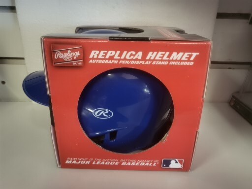 TORONTO BLUE JAYS MLB TEAM LOGO RIDDELL UNSIGNED BASEBALL MINI HELMET W/BOX