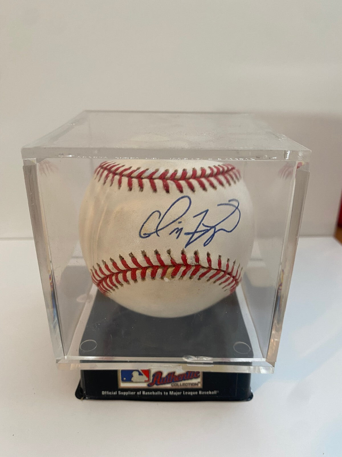CLIFF FLOYD FLORIDA MARLINS SIGNED AUTOGRAPHED AUTO N.L. BASEBALL W/COA W/CUBE