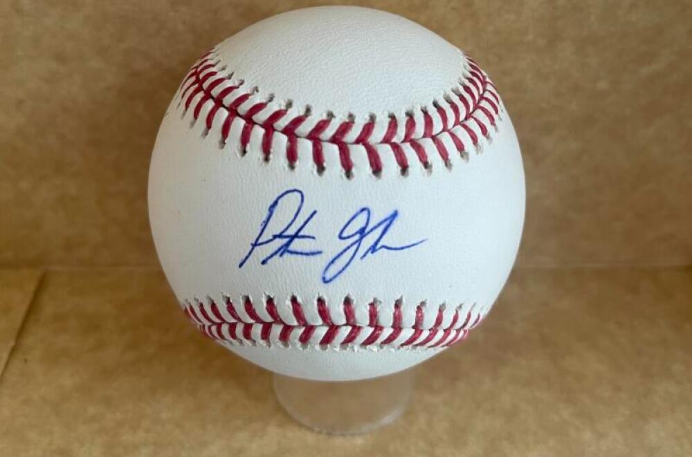 PEYTON GRAHAM TIGERS SIGNED AUTOGRAPHED M.L. BASEBALL BECKETT AUTH