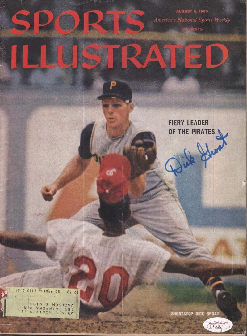 DICK GROAT PIRATES VINTAGE SIGNED AUTOGRAPHED SPORTS ILLUSTRATED JSA AUCTION