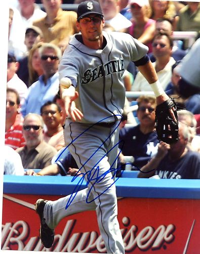 RICHIE SEXSON SEATTLE MARINERS SIGNED 8X10