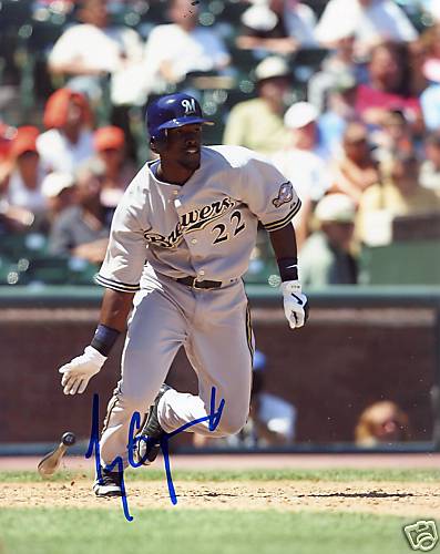 ANTHONY GWYNN MILWAUKEE BREWERS SIGNED 8X10
