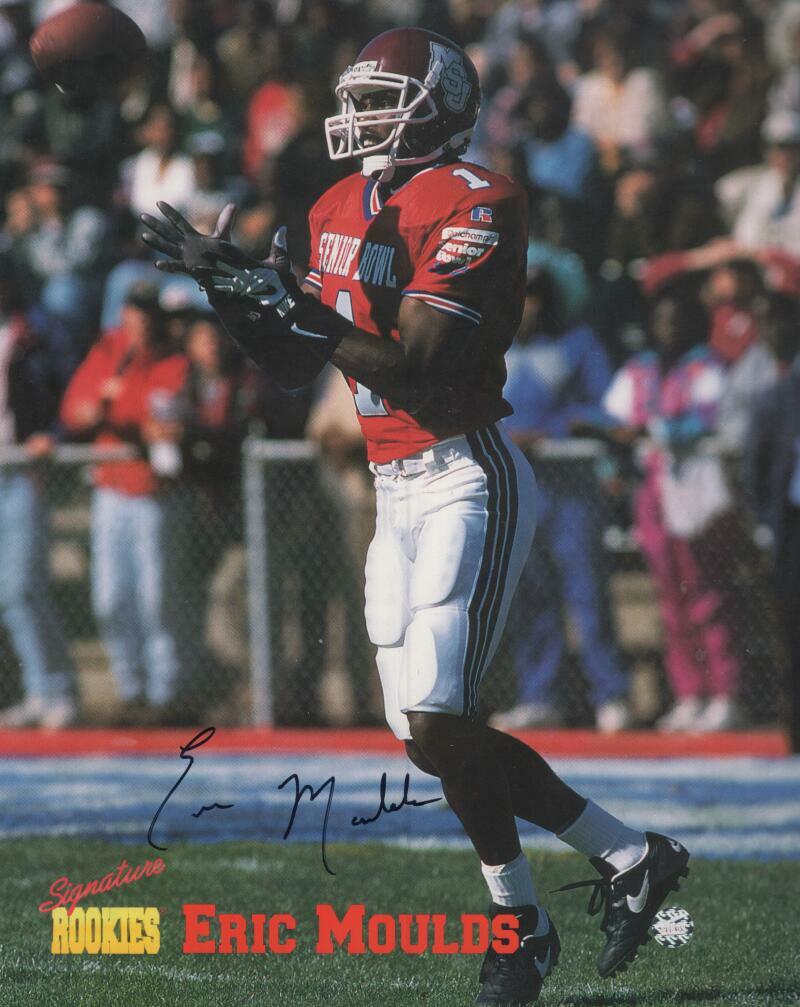 SIGNATURE ROOKIES ERIC MOULDS BUFFALO BILLS SIGNED AUTOGRAPHED W/ COA
