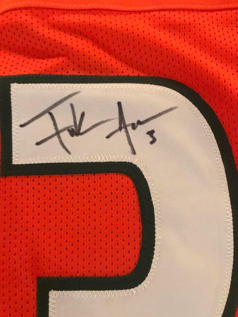 FRANK GORE # HURRICANES SIGNED AUTOGRAPHED XL JERSEY JSA BECKETT Q63759