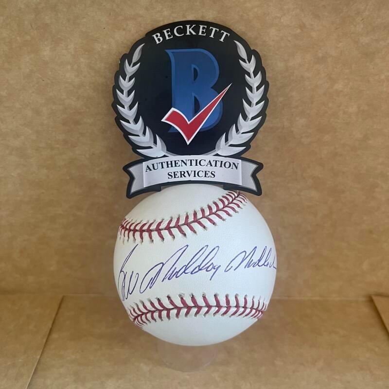 BILL MADLOCK PIRATES 79 WS CHAMPS SIGNED AUTO M.L. BASEBALL BAS AUTHENTICATED