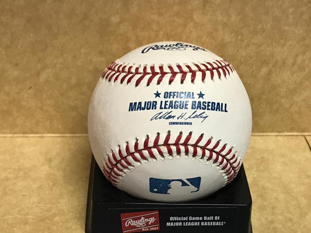 JACK FISHER REDS/METS/GIANTS SIGNED M.L. BASEBALL W/ COA