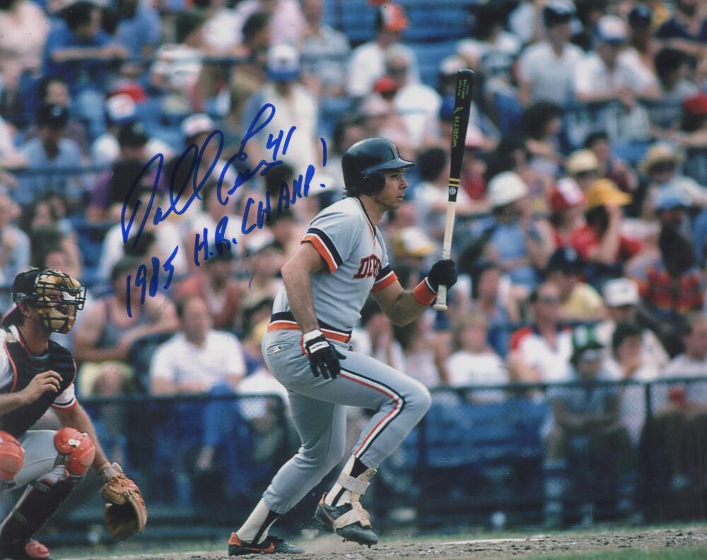 DARRELL EVANS TIGERS SIGNED AUTOGRAPHED 8X10 PHOTO W/ COA