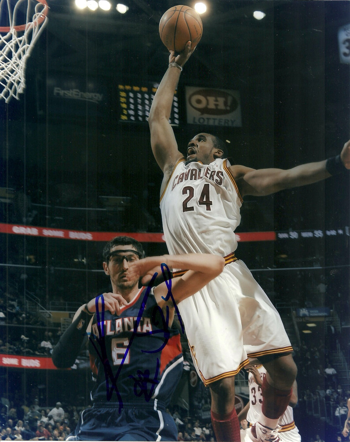 SAMARDO SAMUELS CLEVELAND CAVALIERS SIGNED AUTO 8x10 PHOTO W/COA