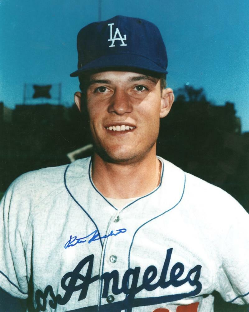 PETE RICHERT LOS ANGELES DODGERS SIGNED AUTOGRAPHED 8X10 PHOTO W/ COA