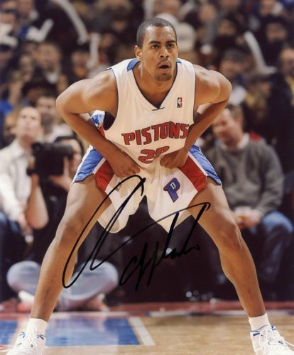 ARRON AFFLALO DETROIT PISTONS SIGNED 8X10 PHOTO W/COA
