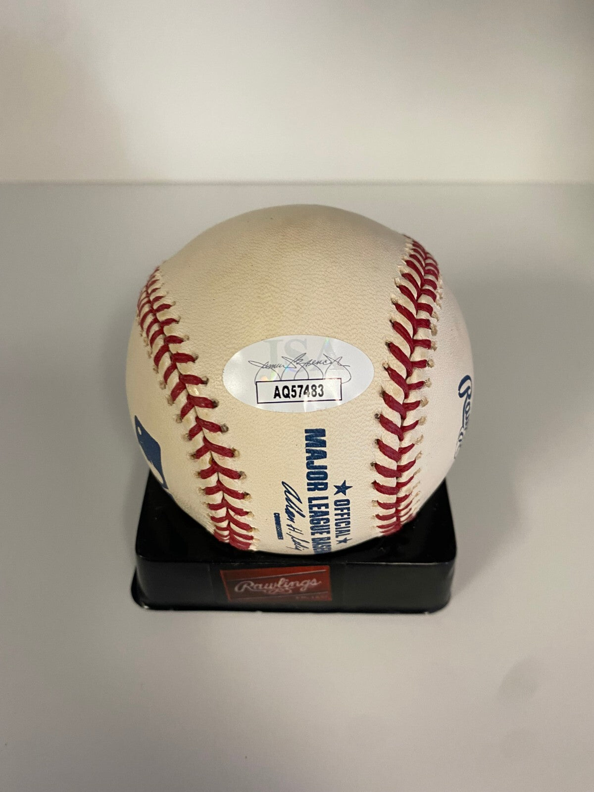 MILO HAMILTON "HOLY TOLEDO" HOF 92 SIGNED AUTOGRAPHED M.L. BASEBALL JSA AUTH