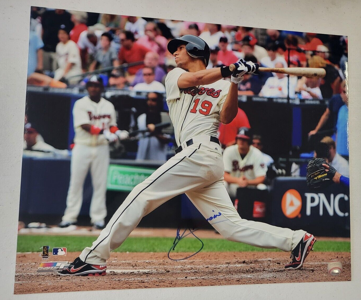 ANDRELTON SIMMONS ATLANTA BRAVES SIGNED AUTOGRAPHED 16X20 PHOTO W/COA