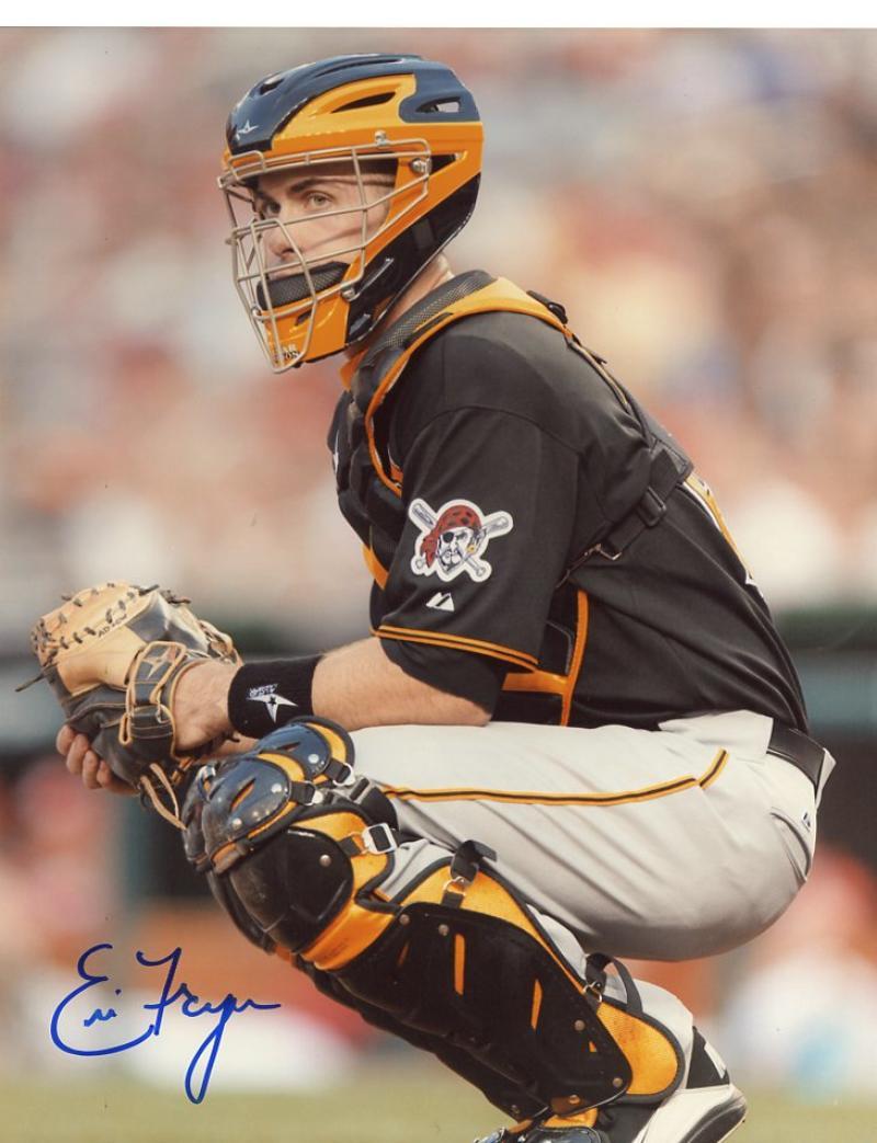 ERIC FRYER PITTSBURGH PIRATES SIGNED AUTOGRAPHED 8X10 PHOTO W/COA