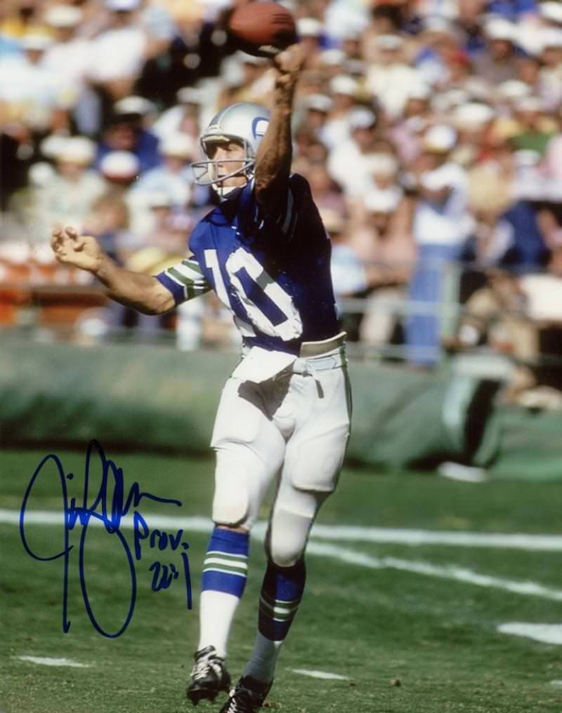 JIM ZORN SEATTLE SEAHAWKS SIGNED 8X10 PHOTO W/ COA