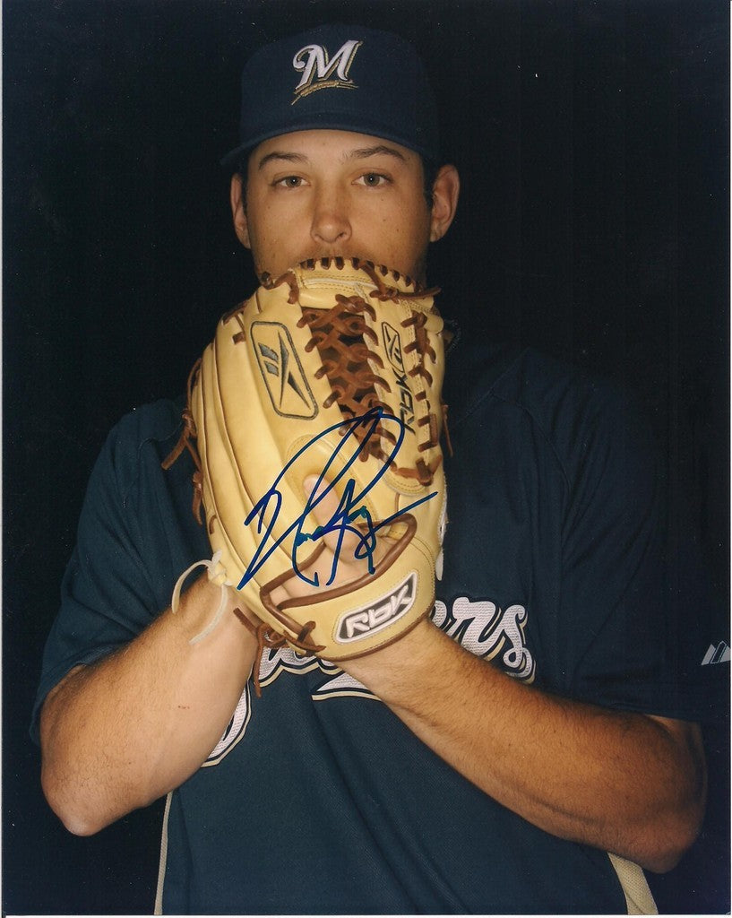 MARC ROGERS MILWAUKEE BREWERS SIGNED 8X10 PHOTO W/COA