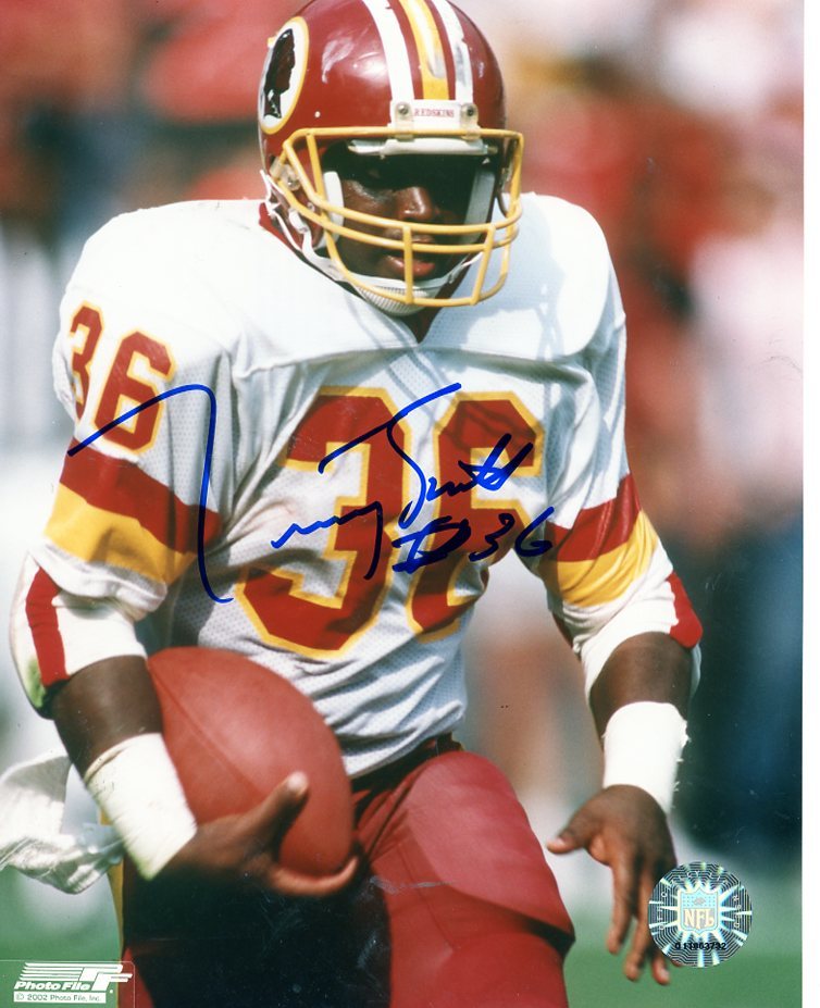 TIMMY SMITH WASHINGTON REDSKINS SIGNED AUTOGRAPHED 8X10 PHOTO